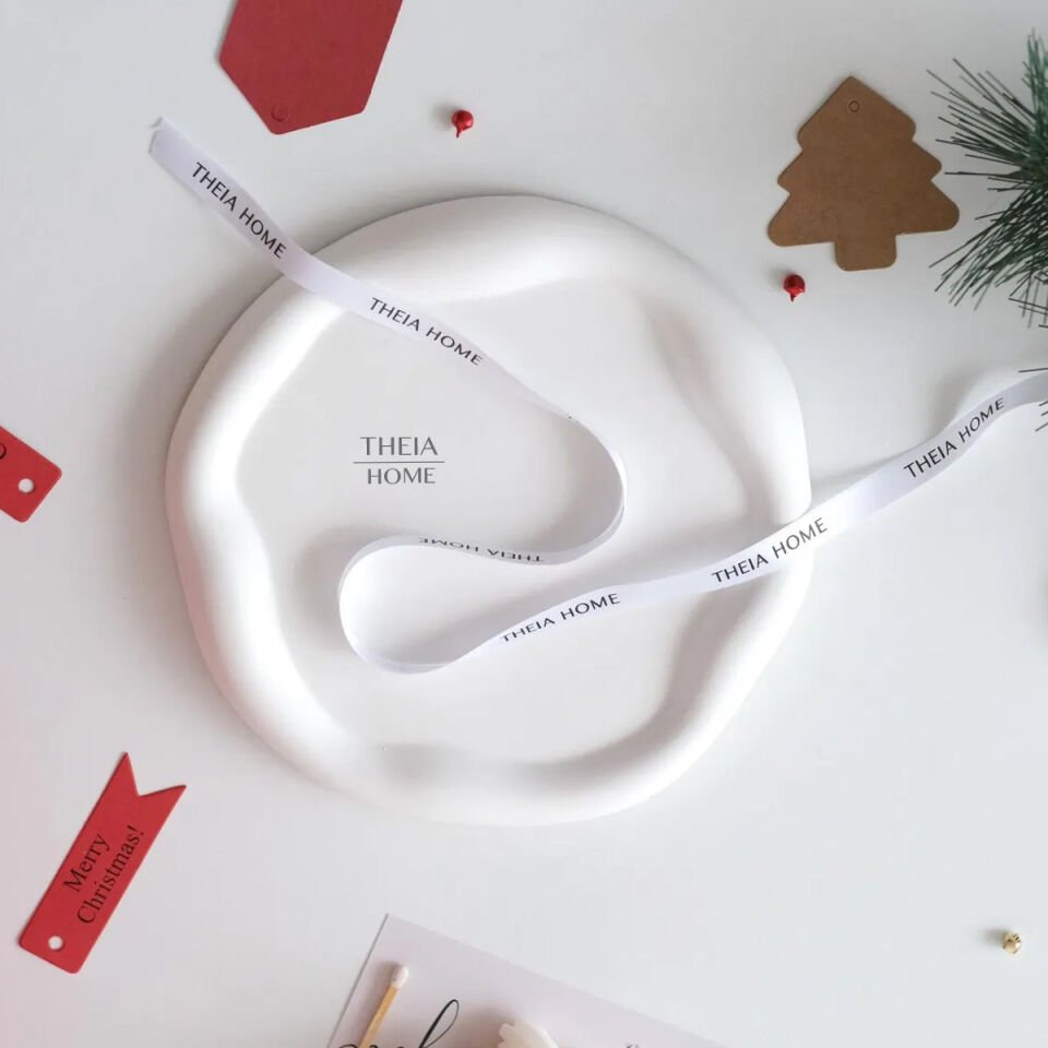 Bulut Yuvarlak Model Dekoratif Tabak