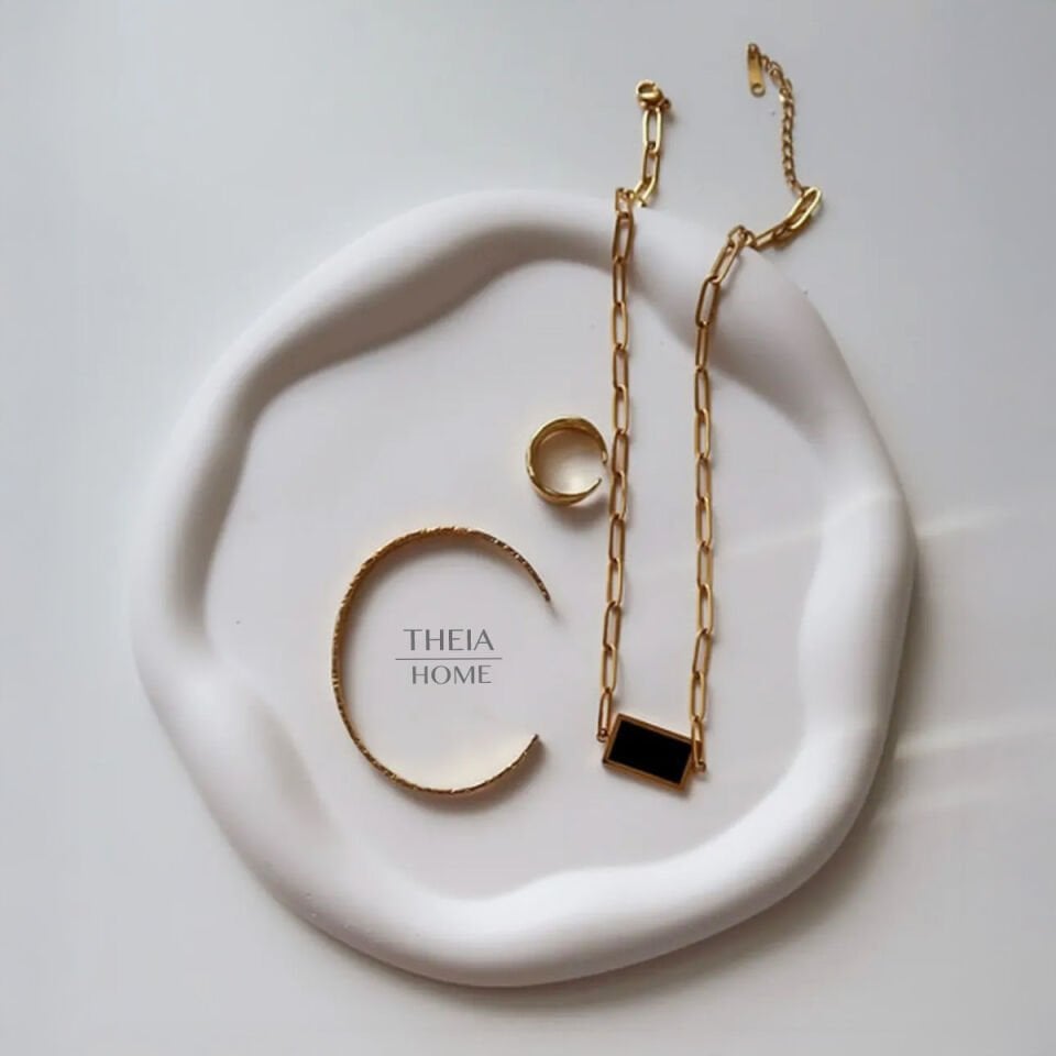 Bulut Yuvarlak Model Dekoratif Tabak