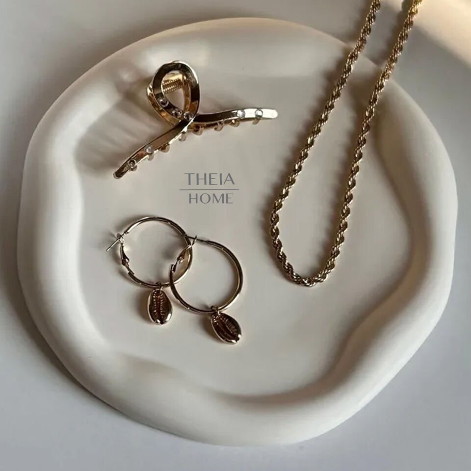 Bulut Yuvarlak Model Dekoratif Tabak